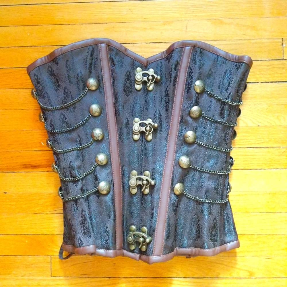 Steampunk Steel-boned Corset